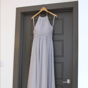 Bridesmaid Dress, Light Grey, Worn Once on 6/30/18